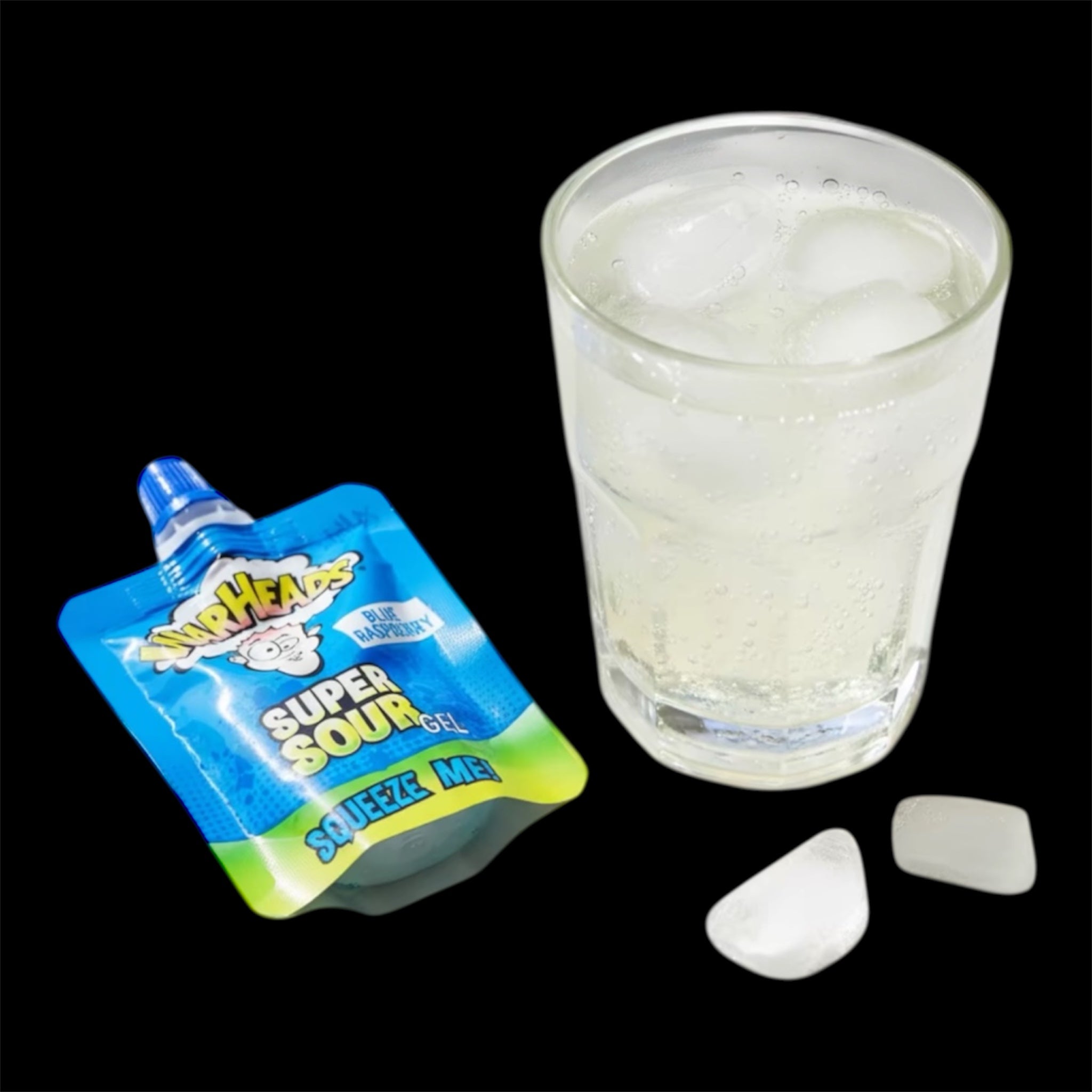 WARHEADS SUPER SOUR GEL - blue raspberry - $low $yrup $low $yrup $low $yrup
