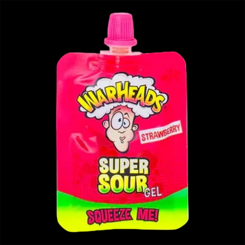 WARHEADS SUPER SOUR GEL - Strawberry - $low $yrup $low $yrup $low $yrup