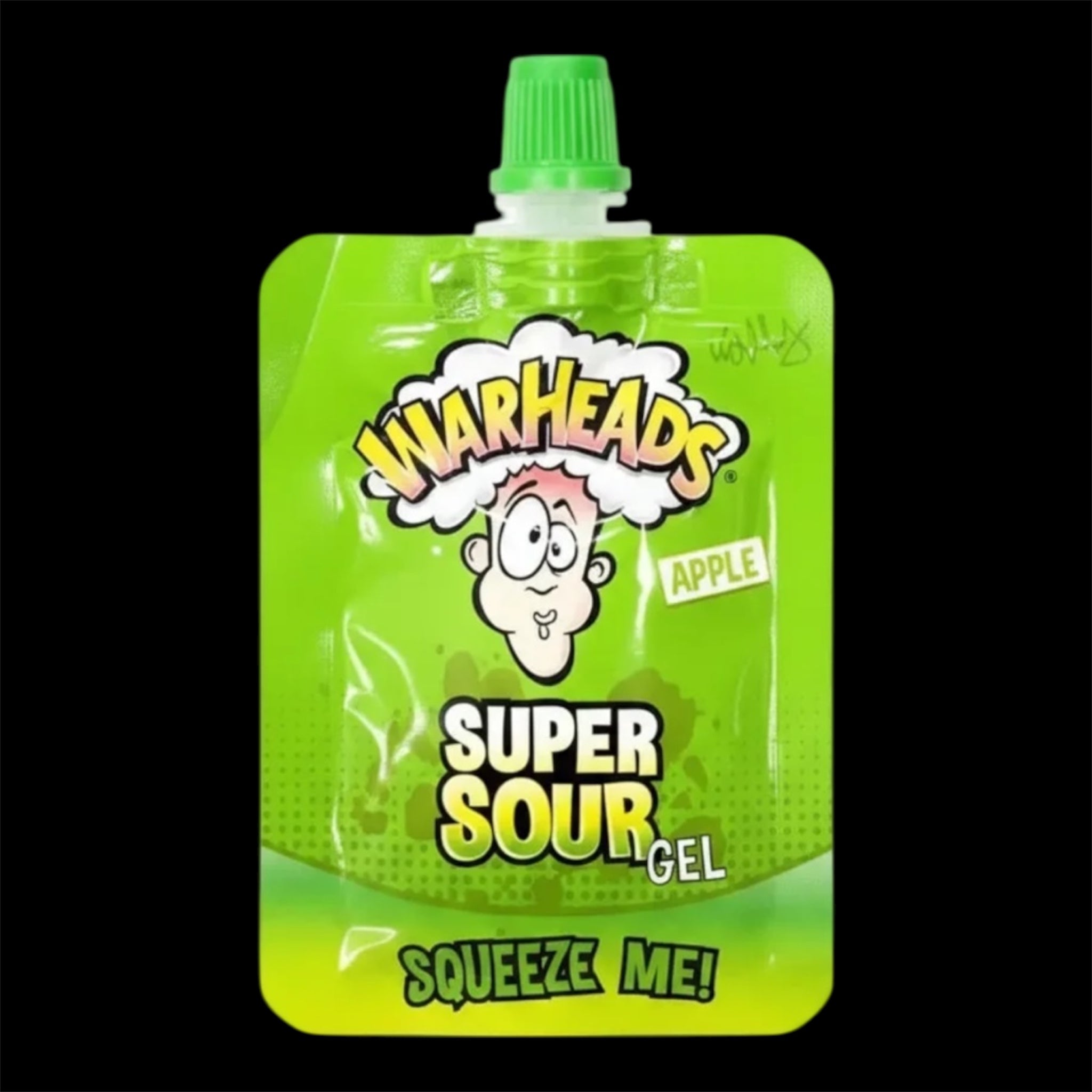 WARHEADS SUPER SOUR GEL - Apple - $low $yrup $low $yrup $low $yrup